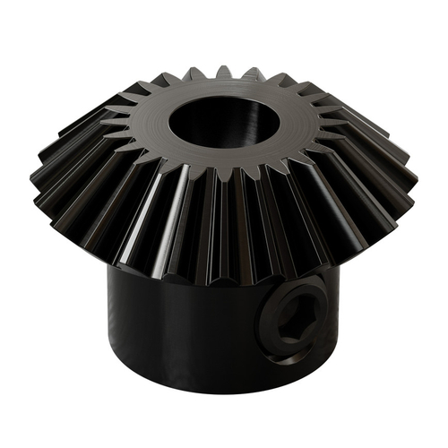 2317 Series MOD 0.8 Steel Miter Gear (Set-Screw, 6mm Round Bore, 24 Tooth)