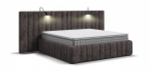 Кровать BOSS INFINITY 180*200 велюр Alkantara серый