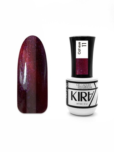 КИРА Гель-лак кошачий глаз №011 10 мл.
