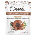 Organic Traditions, Smoothie Boost, питающий клетчаткой, со вкусом шоколада, 300 г (10,6 унции)