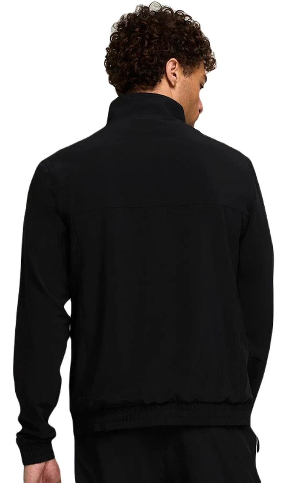 Мужская теннисная кофта Wilson Team Woven Jacket Colorblock - черный