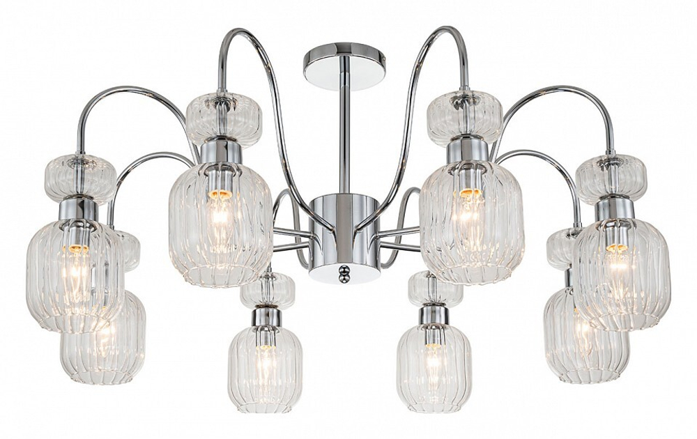 Люстра на штанге Escada Gloss 1141/8PL Chrome/Clear