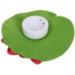 Растение водоплавающее «Кувшинка» d-10 см от контакта с водой, красный с подсветкой (RGB)