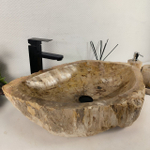 Раковина из окаменелого дерева OD-64463 66*42*15 0177