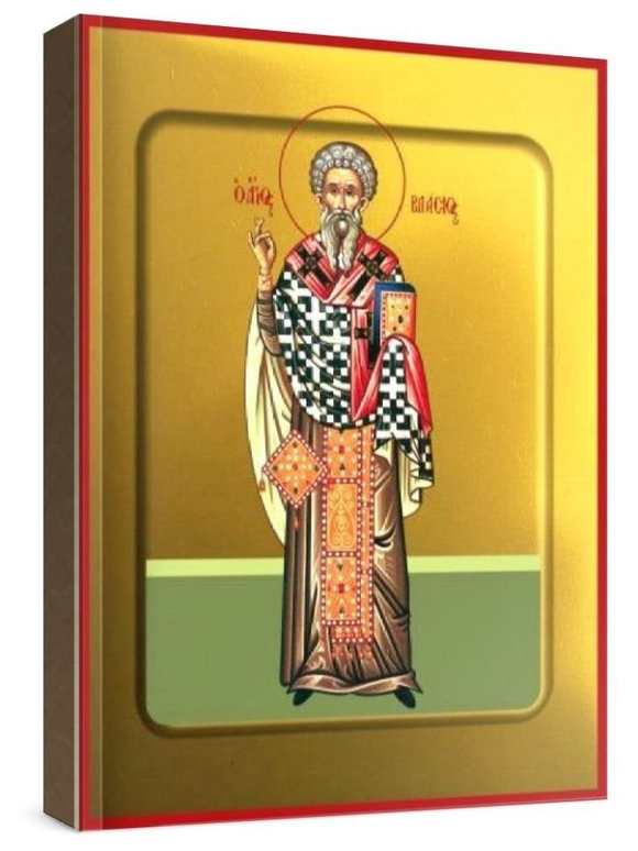 Власий Севастийский (рукописная икона)