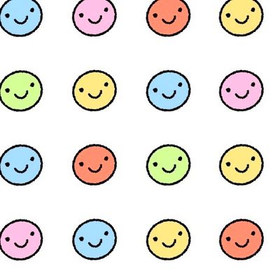 Разноцветные смайлики