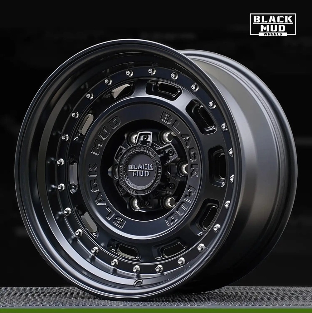 Диск колёсный литой BLACK MUD M580C R18 8,5 ET0 Matte Black