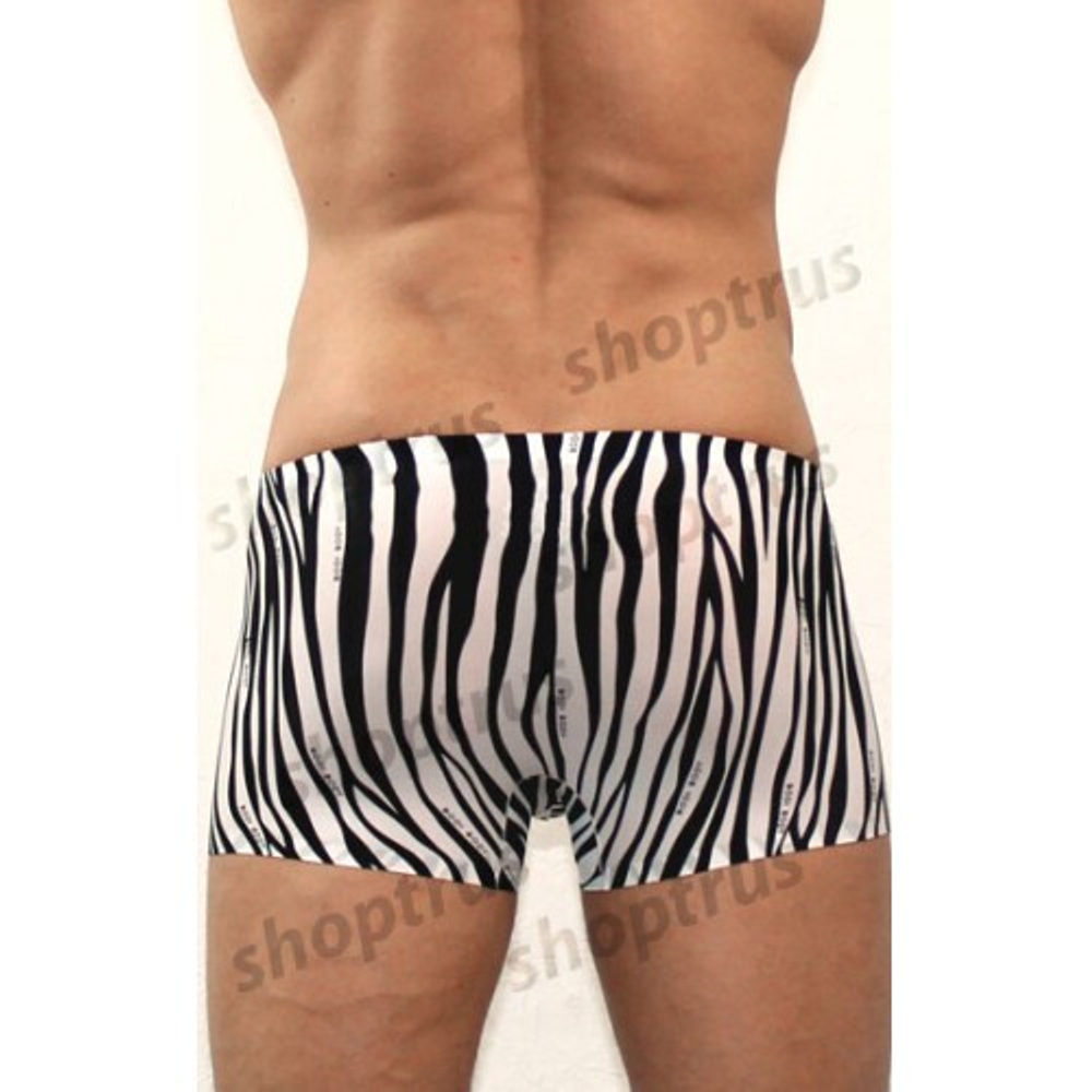 Мужские трусы боксеры с принтом "зебра" BANI