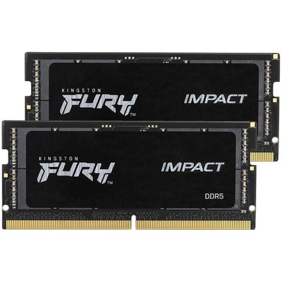Kingston DRAM 64GB 4800MT/s DDR5 CL38 SODIMM (Kit of 2) FURY Impact PnP