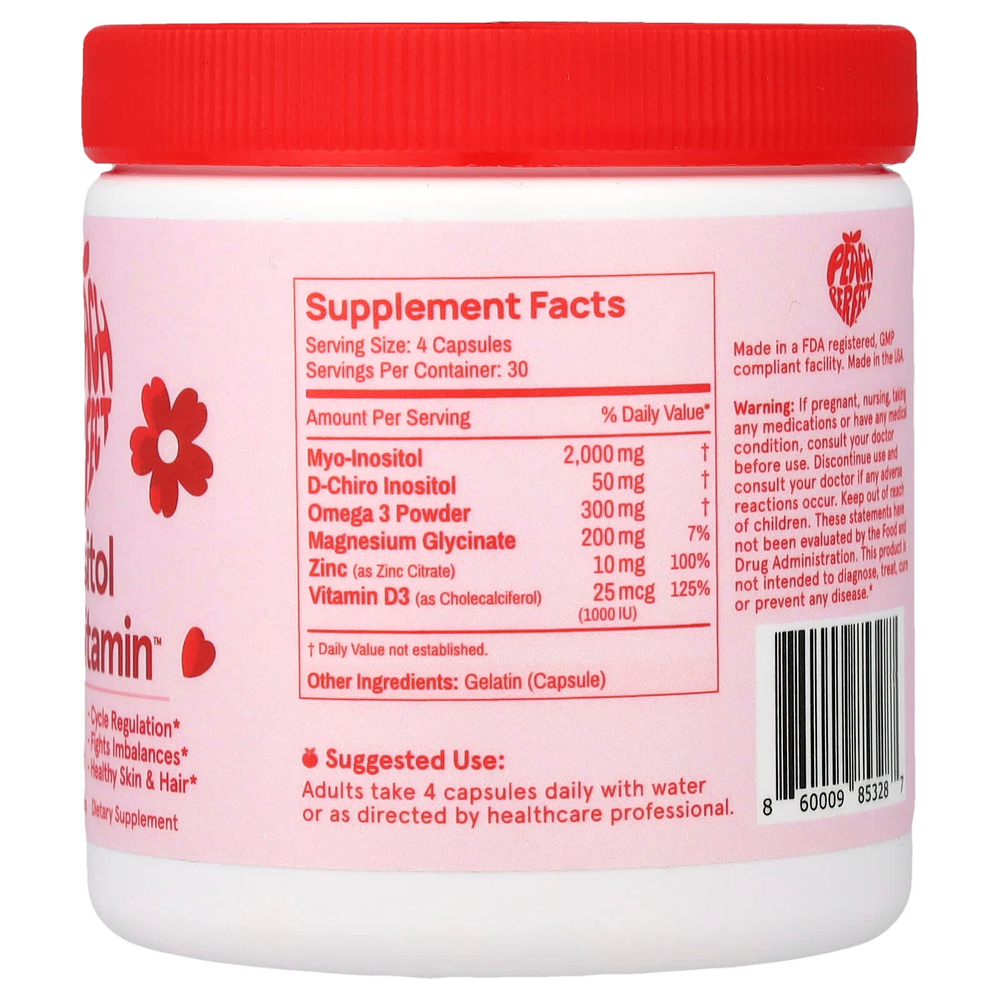 Peach Perfect, Inositol Multivitamin™, 120 капсул