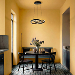 749487 Люстра SATURNO LED 60W 2760LM ЧЕРНЫЙ 3000K