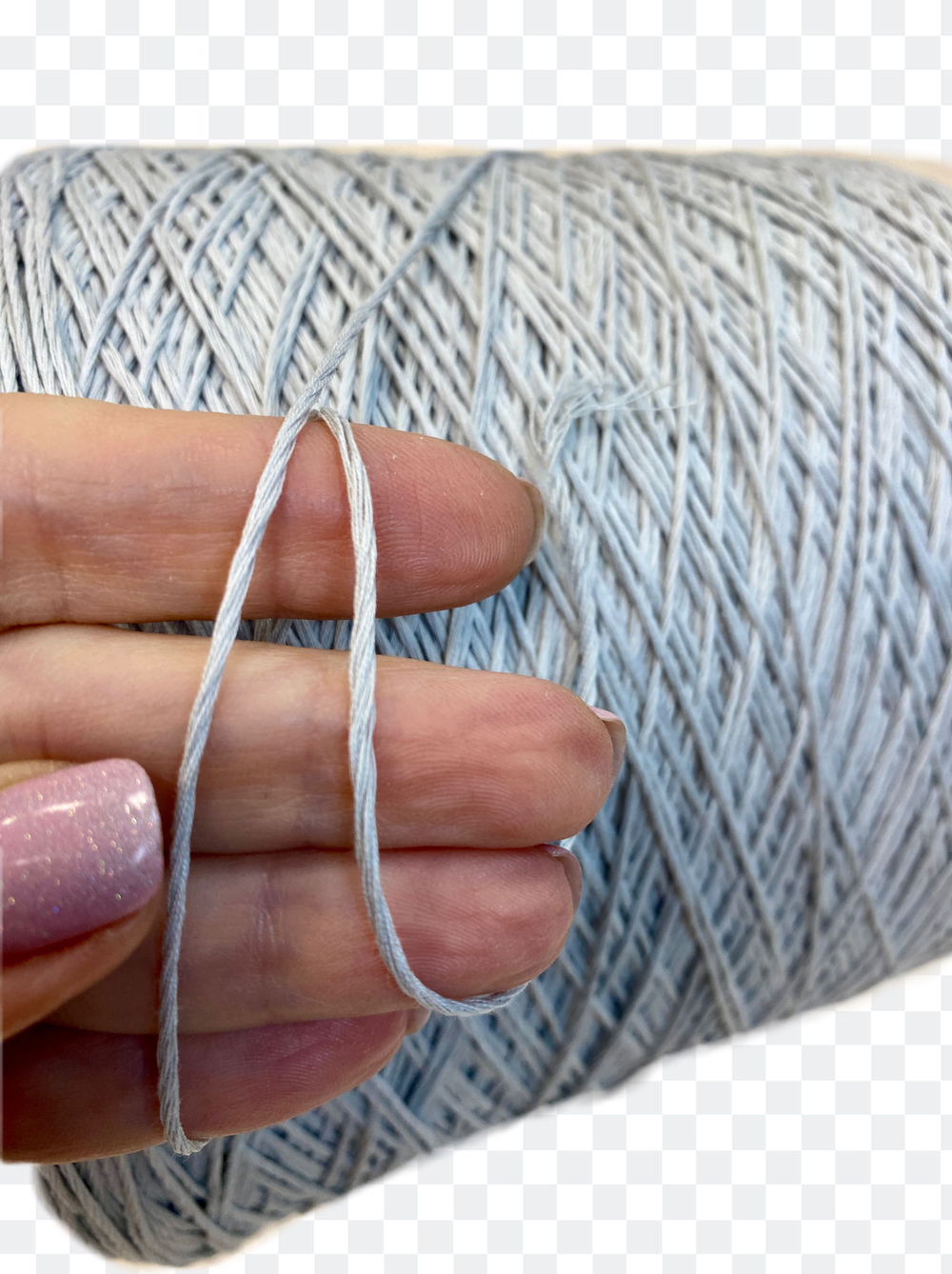 Пряжа на бобине 545 г( Италия) 100% хлопок 100 г-300 м