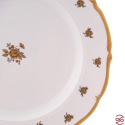 Блюдо круглое Queen's Crown Золотая роза 30 см