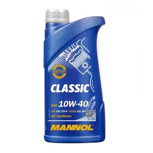 Масло моторное MANNOL Classic 10W-40 полусинтетическое 1 л