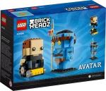 Конструктор LEGO BrickHeadz 40554 Avatar: Джейк Салли и его Аватар