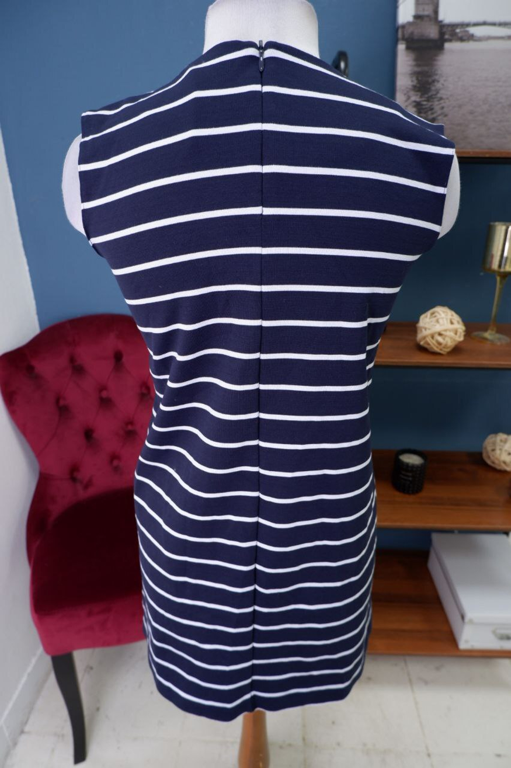 Платье H&M в полоску 42 размер