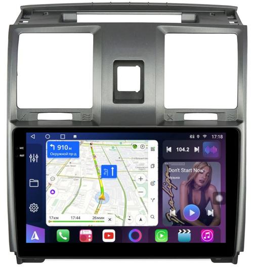 Магнитола для УАЗ Патриот, Пикап 2012-2016 - FarCar S400-TS18 монитор 9.5" QLED на Android 14, CarPlay, 4G SIM-слот