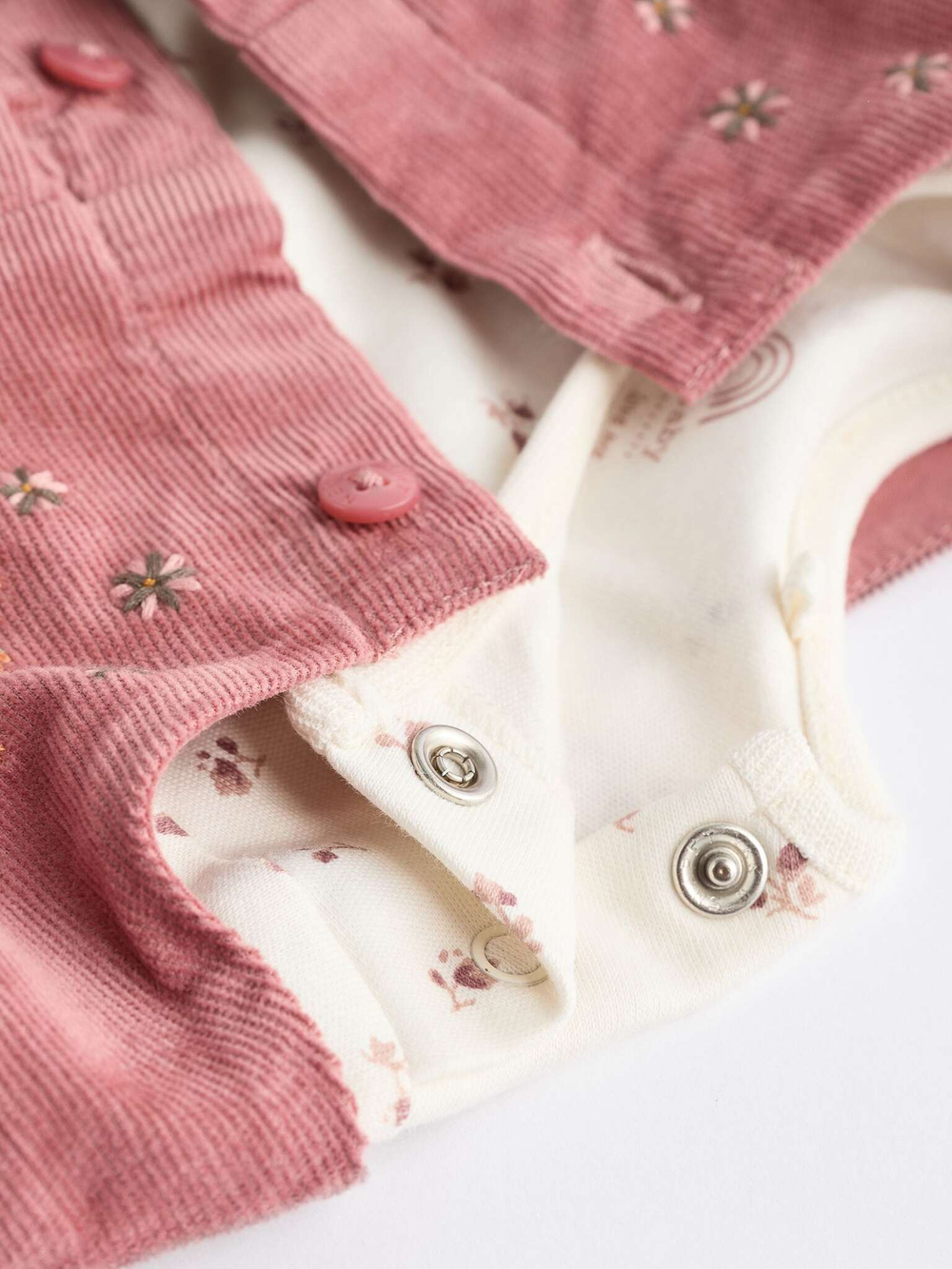 Комплект из трех предметов Next Q94-874, Розовый, Молочный