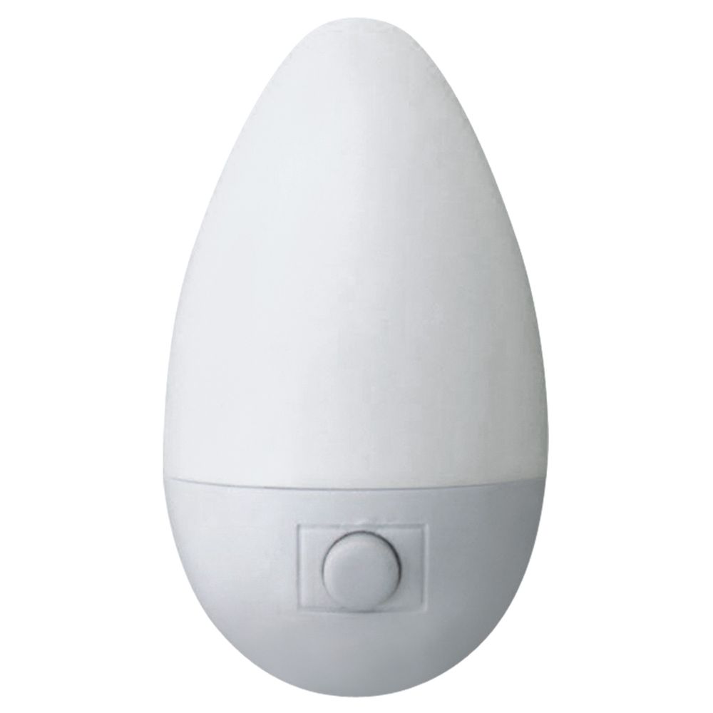 DTL-303-Овал/White/3LED/0,5W Светильник-ночник. Блистерная упаковка.