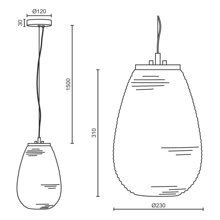 Подвесной светодиодный светильник Ledron 9073/A-WHITE