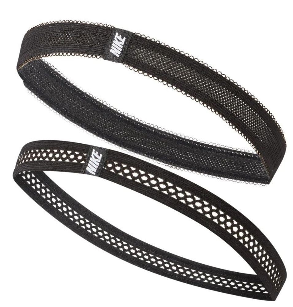 Резинка на голову Nike Mesh Headbands 2PK - black/white