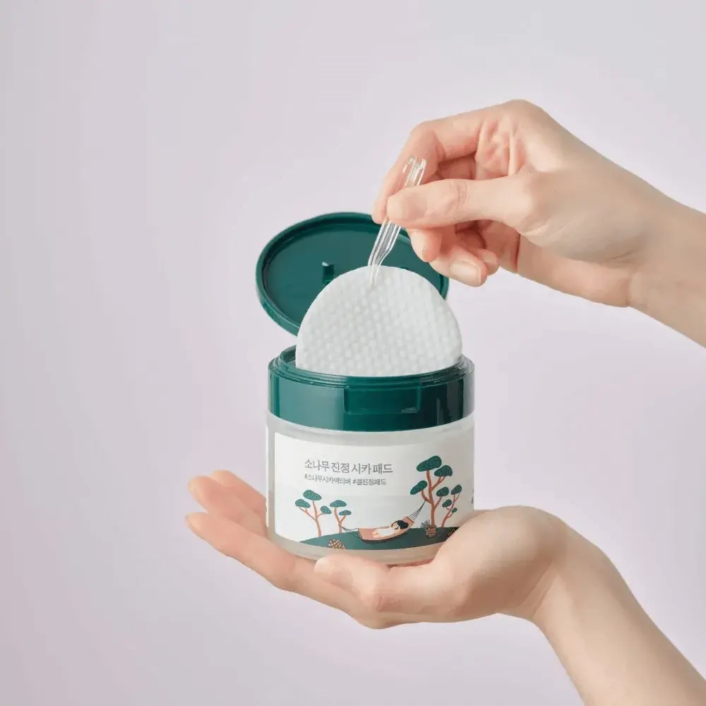 ROUND LAB Пэды с экстрактами сосны и центеллы для проблемной кожи Pine Calming Cica Pad (50 шт.)