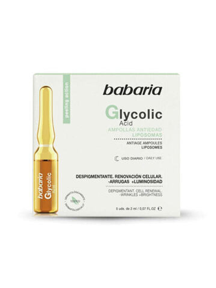 Ампулы Babaria гликолевой кислой (5 x 2 ml)