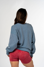 Свитшот Oversized Pullover SIGNATURE 797 Синий