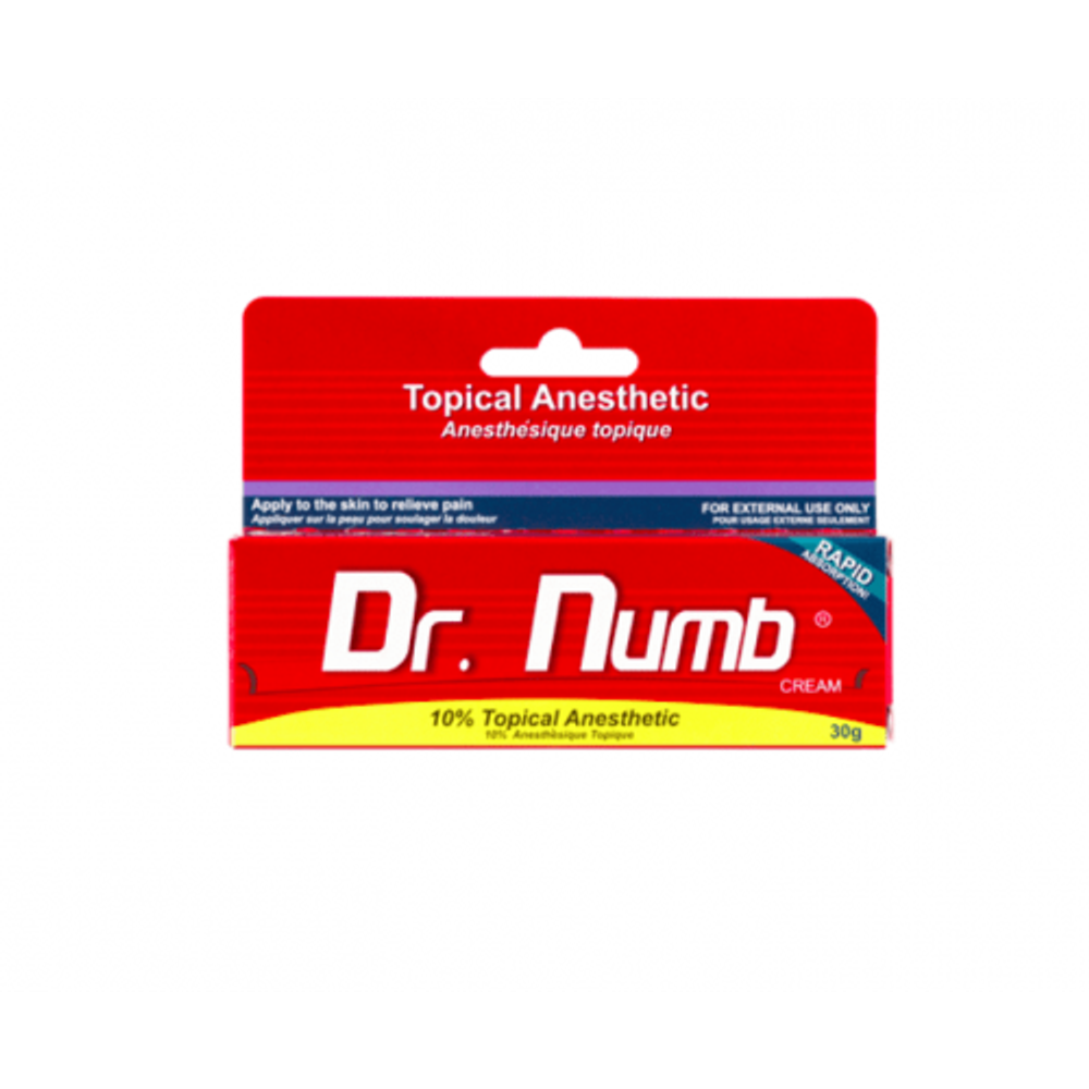 Крем анестезирующий «Dr. Numb» (Доктор Намб), 10%, 30 гр.