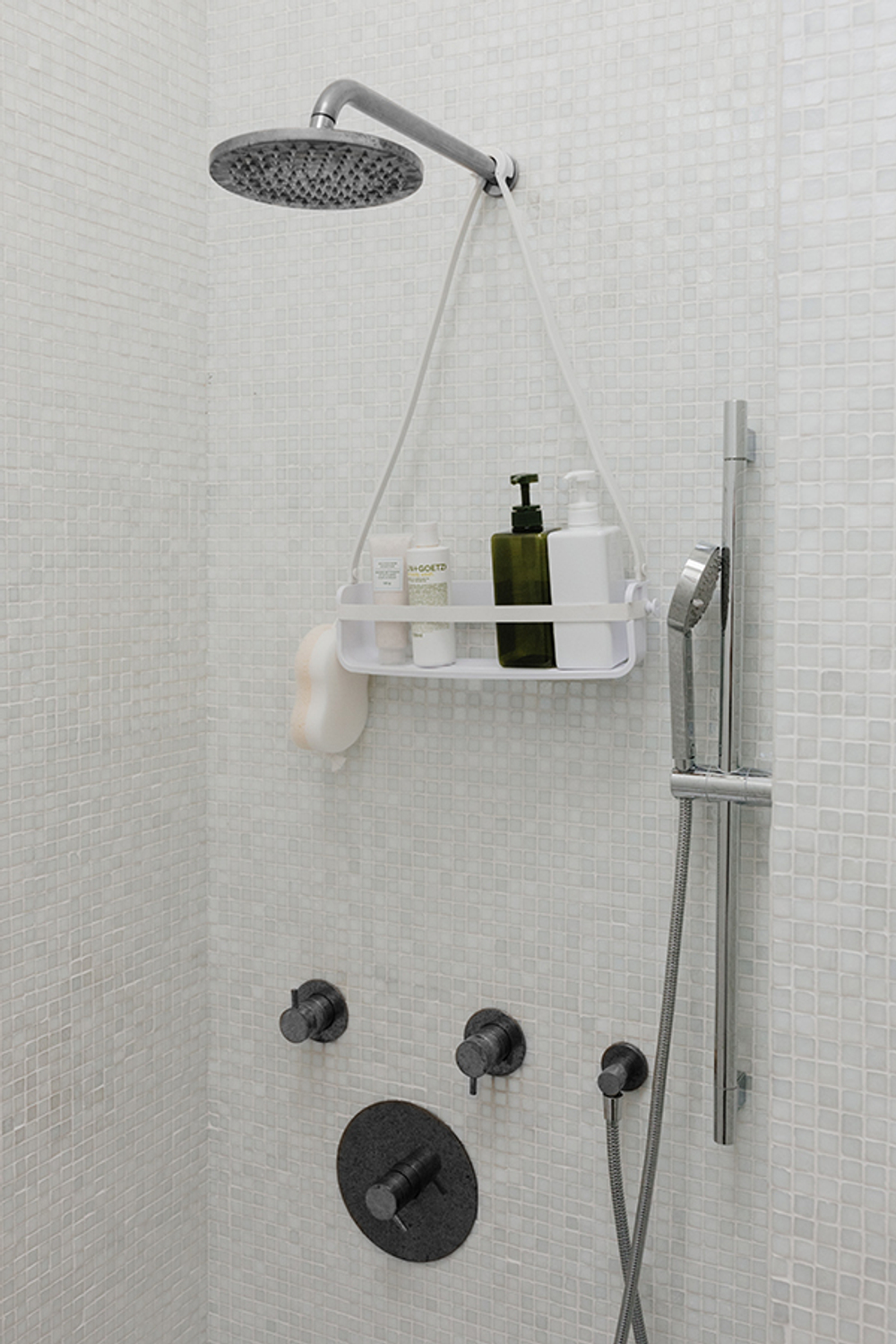 Органайзер для душа flex single белый