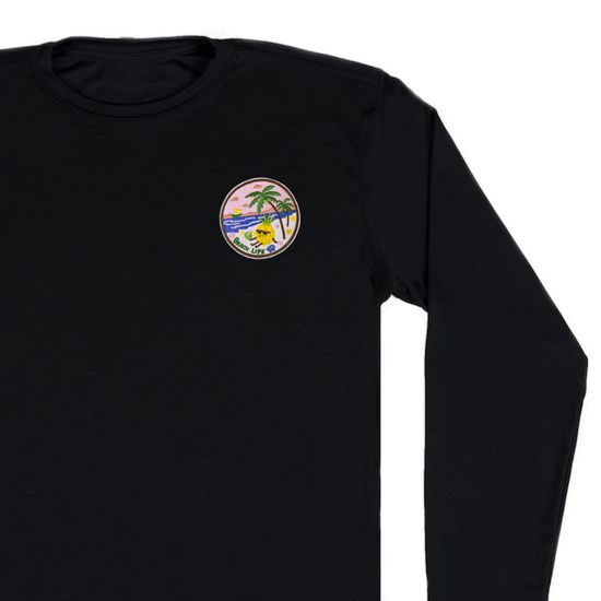 Нашивка термоаппликация на одежду и на рюкзак. Beach Life