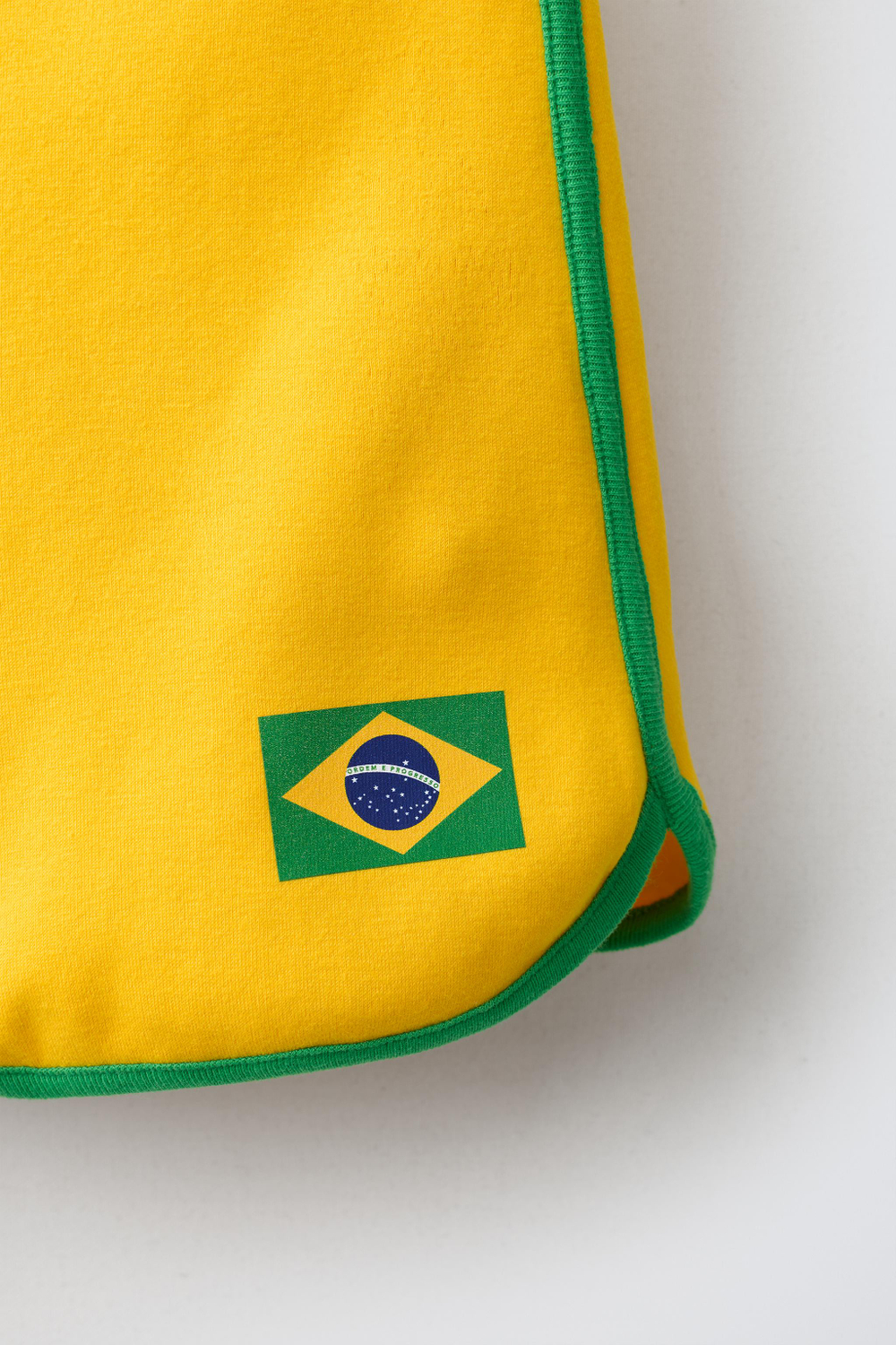 ZARA УКОРОЧЕННЫЕ ВЕЛОСИПЕДКИ BRASIL, ЖЕЛТЫЙ