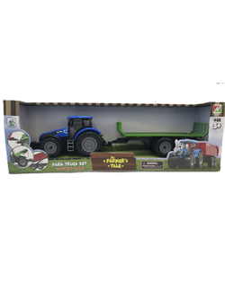 Игрушка Трактор Сельхоз (550-12J-1) цвет синий/зеленый