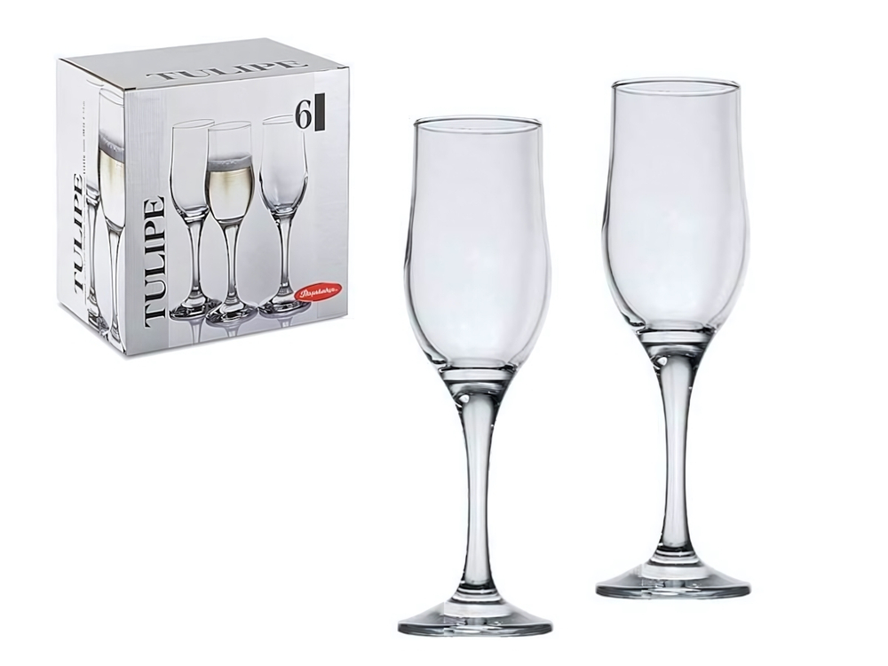 Набор фужеров для шампанского "Tulipe" 6шт 200мл