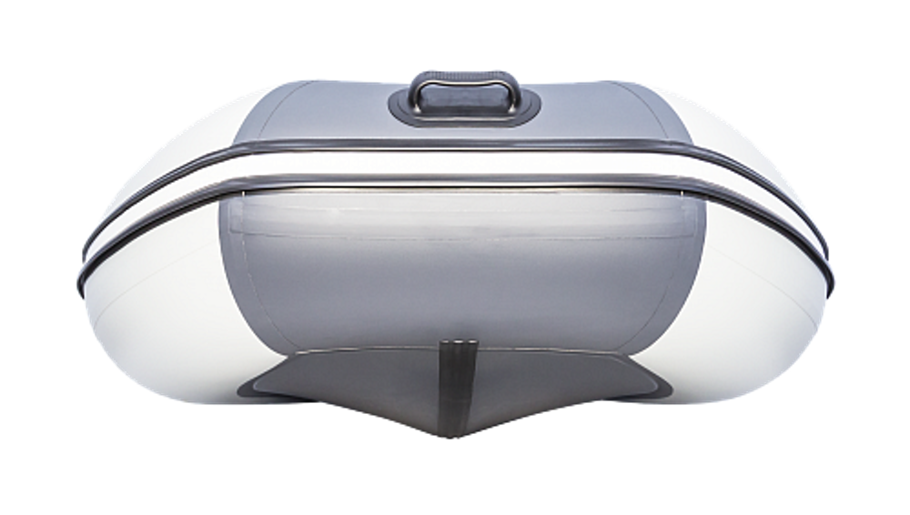 Лодка ПВХ Ривьера Компакт 3200 СК "Комби" светло-серый/графит