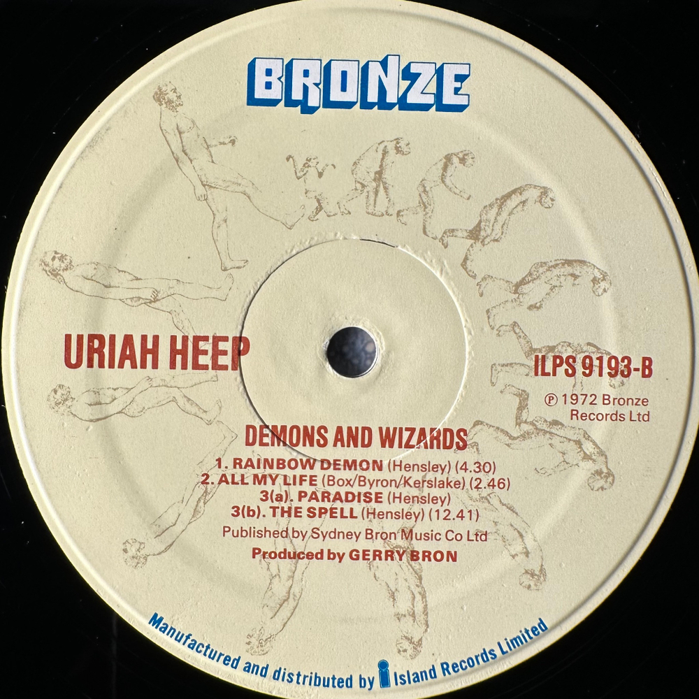 Uriah Heep ‎– Demons And Wizards (Англия)