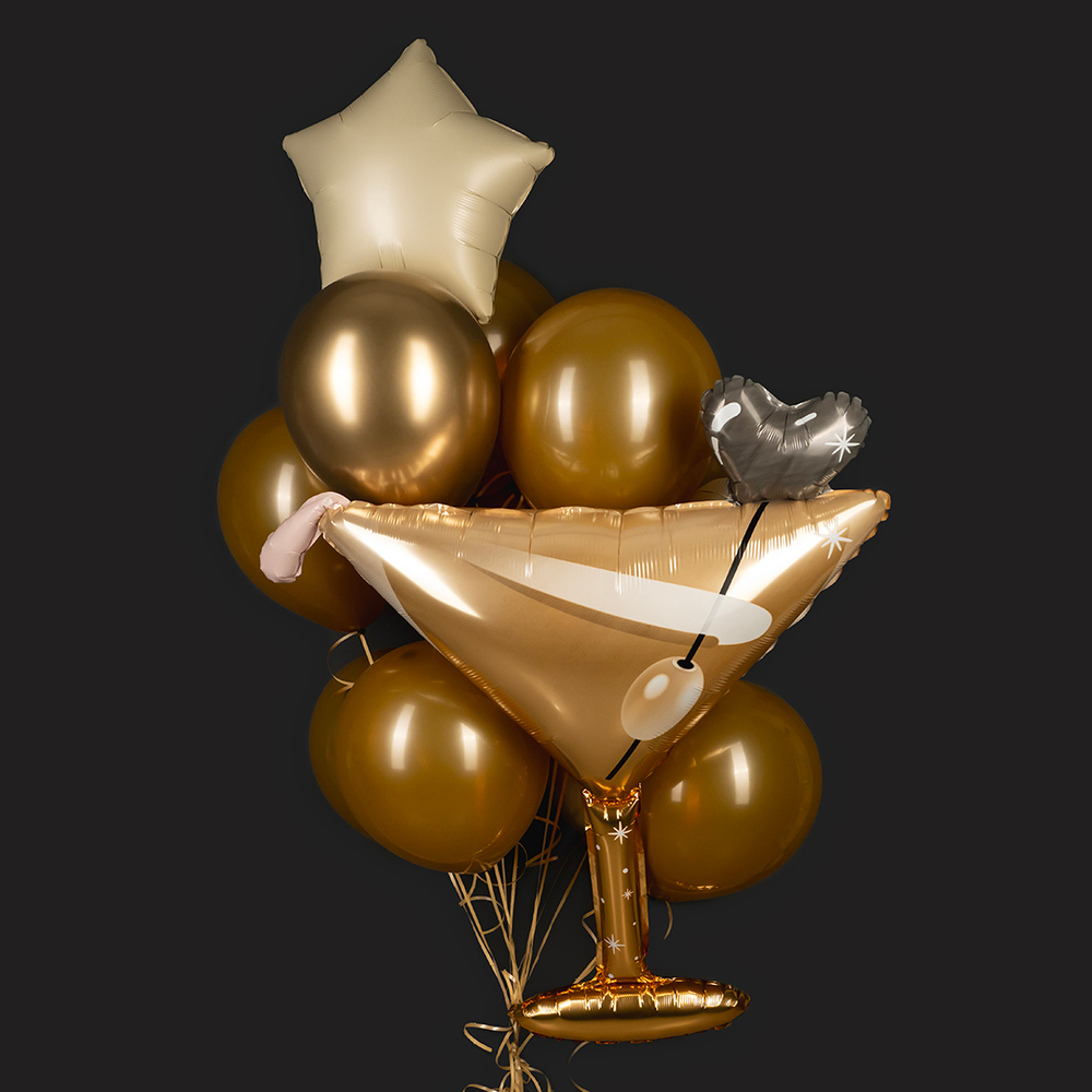 Шар (47''/119 см) Фигура, Бокал Мартини, 1 шт. в уп.