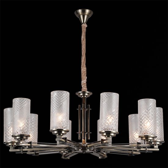 Люстра потолочная ILLUMICO E14  IL8682-10P-10 BR