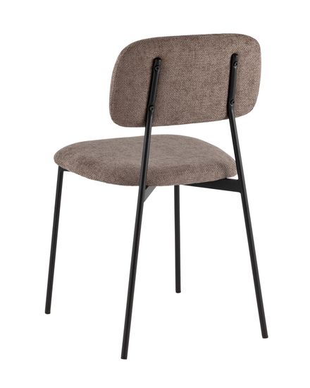 Стул Chao коричневый черные ножки 2 шт.