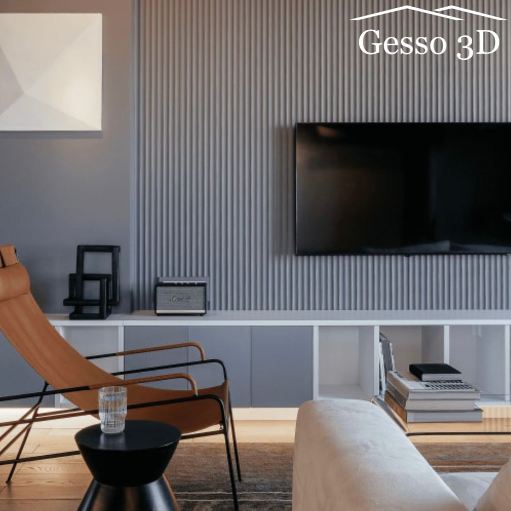 Гипсовая 3D панель Консул 3 прямой