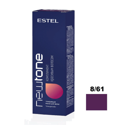Estel Маска для волос Newtone, тонирующая,  тон №8/61, Светло-русый фиолетово-пепельный, 60 мл
