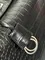 BALENCIAGA RODEO HANDBAG с крокодиловым тиснением, черная