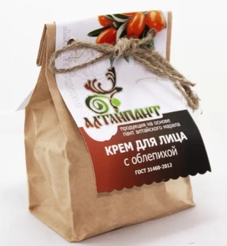 Пантовый крем для лица с облепихой