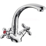 Смеситель для раковины, Frap, с кран-буксой, хром, F4427