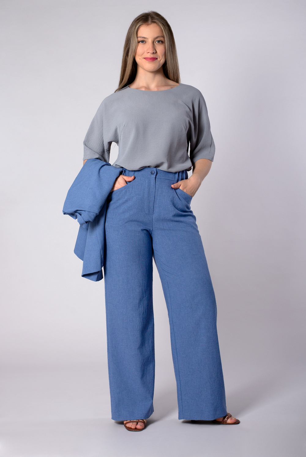 Брюки женские 3393ВЕ, Деним #259Д023393ВЕ