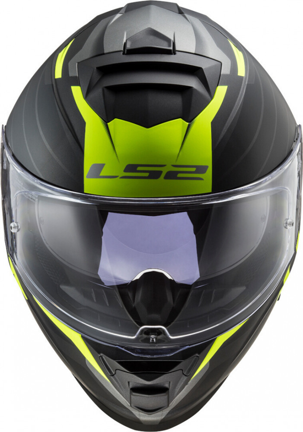 LS2 Мотоциклетный шлем интеграл FF800 STORM FASTER черно-серый матовый