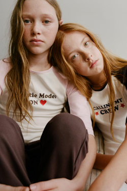 ZARA ФУТБОЛКА РЕГЛАН С НАДПИСЬЮ ИЗ МОДАЛА, ТЕМНО-СИНИЙ/БЕЛЫЙ