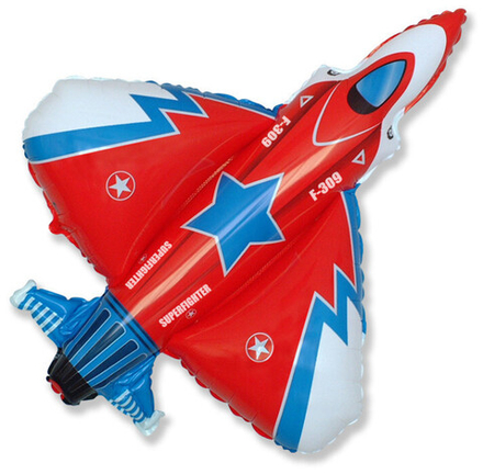 F Мини-фигура, Супер истребитель, Красный, 14"/34 см, 5 шт.