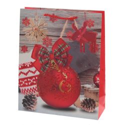 GAEM Пакет подарочный (бумага 210г/м2, блок микс 12шт), L26 W10 H32 см, 4в.