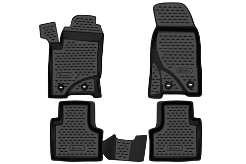 Коврики в салон для CHEVROLET NIVA 2009-2020, LADA NIVA I, Travel 2020-˃, внедорожник , 4 шт. (полиуретан) NLC.52.17.210